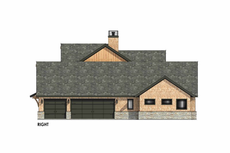 Home Plan - Exterior - Other Elevation 1 for Craftsman House Plan #1096-194 - 5 bed, 5.5 bath