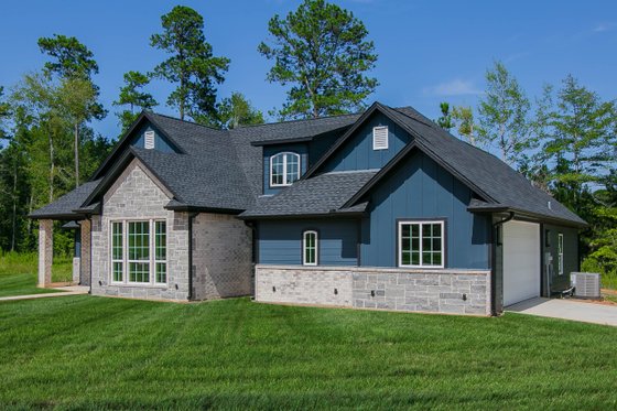 Exterior - Front Elevation 3 for Country House Plan #20-130 - 3 bed, 3 bath