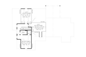 Floor Plan - Upper Floor for Farmhouse House Plan #54-389 - 4 bed, 3.5 bath