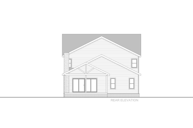 Dream House Plan - Exterior - Rear Elevation for Contemporary House Plan #1085-6 - 5 bed, 4.5 bath