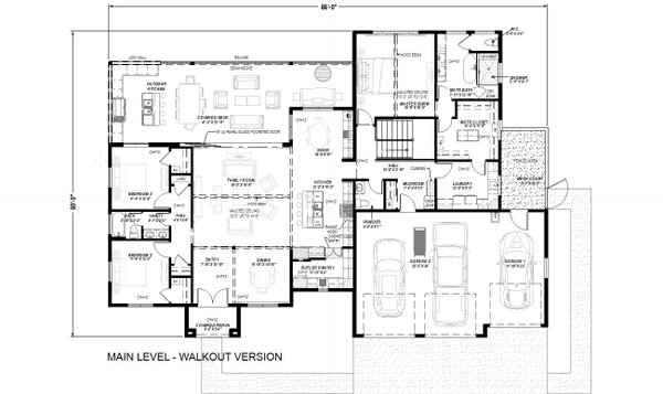 House Plan Design - Contemporary Floor Plan - Main Floor Plan #1069-42