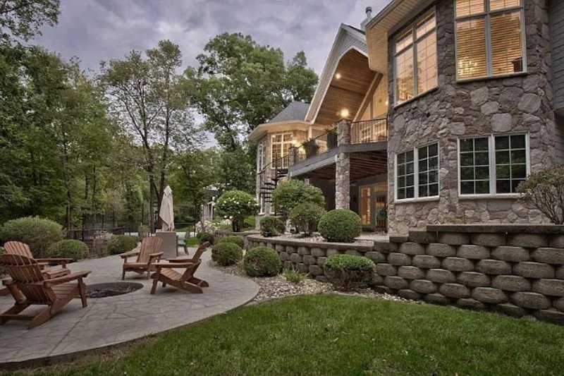 Home Plan - Exterior - Rear Elevation 1 for Ranch House Plan #70-1555 - 3 bed, 5.5 bath