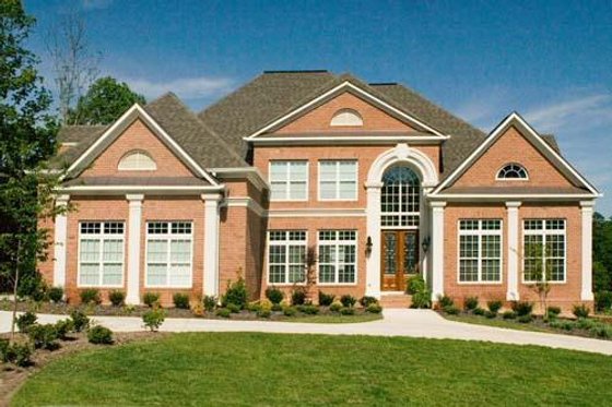 Exterior - Other Elevation 3 for European House Plan #119-129 - 4 bed, 3.5 bath