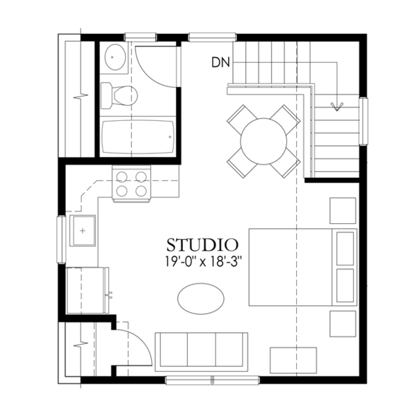 House Blueprint - Craftsman Floor Plan - Upper Floor Plan #1029-65