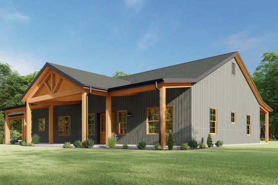 Exterior - Other Elevation for Barndominium House Plan #1092-51 - 3 bed, 2.5 bath