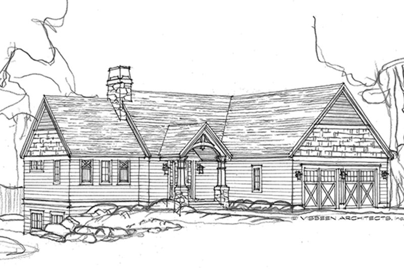 Dream House Plan - Exterior - Front Elevation 3 for Ranch House Plan #928-283 - 3 bed, 3 bath