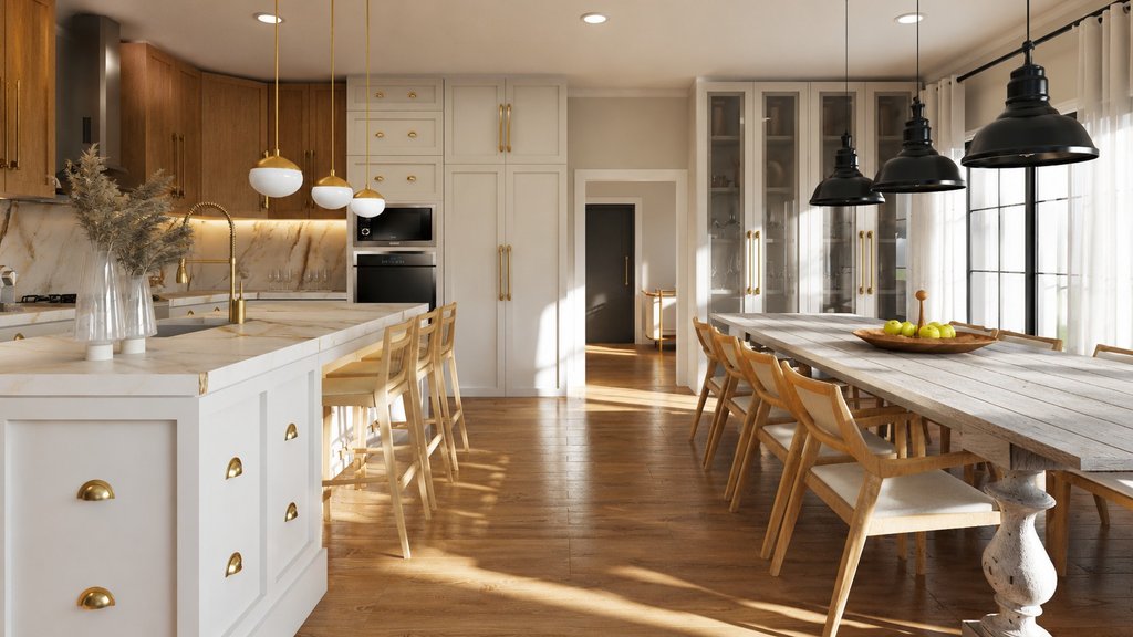 Interior - Kitchen for Barndominium House Plan #1064-313 - 5 bed, 3 bath