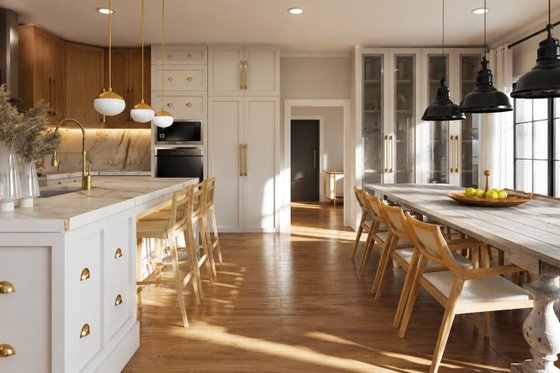 Interior - Kitchen for Barndominium House Plan #1064-313 - 5 bed, 3 bath