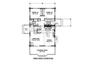 Log Style House Plan - 3 Beds 2.5 Baths 2346 Sq/Ft Plan #117-1019 Floor 
