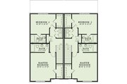 European Style House Plan - 2 Beds 2.5 Baths 1764 Sq/Ft Plan #17-2527 