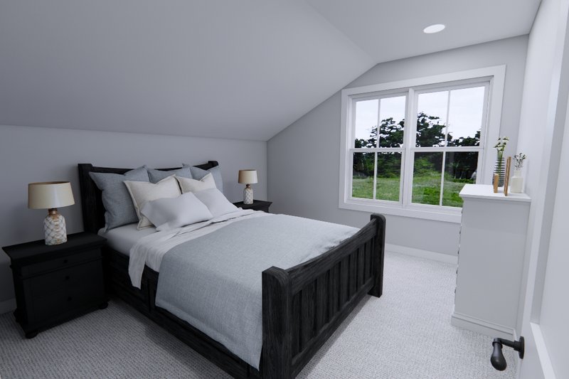 House Plan Design - Interior - Bedroom 2 for Farmhouse House Plan #51-1342 - 5 bed, 4 bath