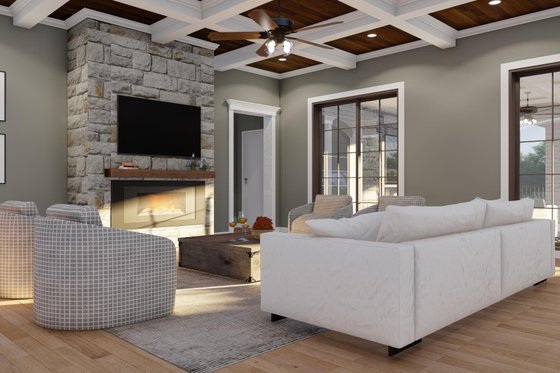 Interior - Family Room 1 for European House Plan #923-354 - 7 bed, 8.5 bath