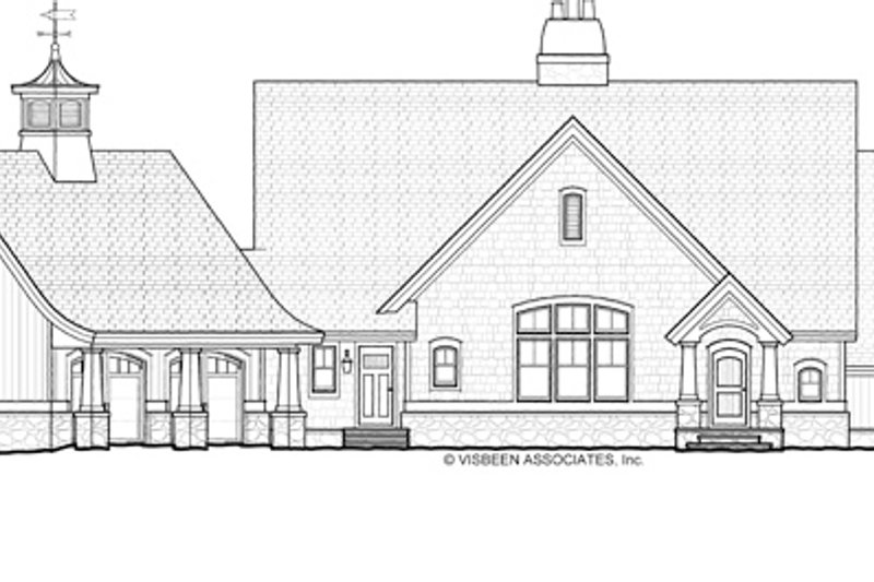 Home Plan - Exterior - Front Elevation 8 for European House Plan #928-20 - 3 bed, 3 bath