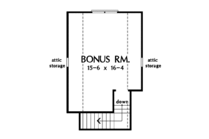 Floor Plan - Other Floor for Country House Plan #929-294 - 3 bed, 2 bath