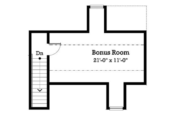 Floor Plan - Upper Floor for Country House Plan #930-254 - 3 bed, 2 bath
