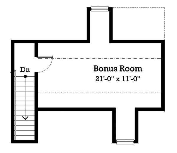 Country Floor Plan - Upper Floor Plan #930-254
