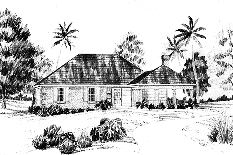 House Design - Colonial Exterior - Front Elevation Plan #36-568