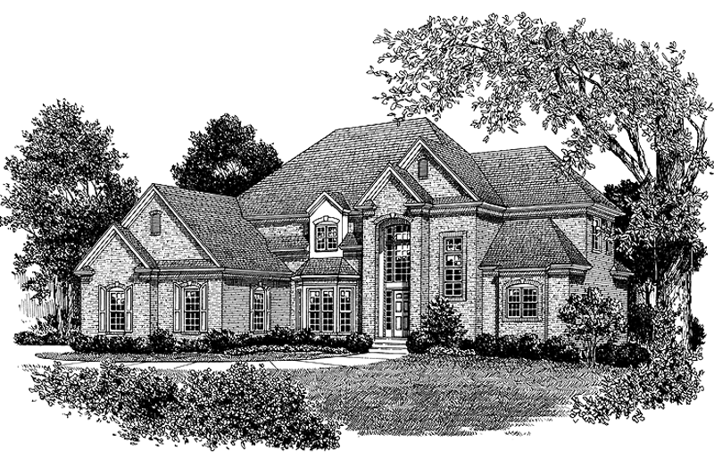 House Plan Design - Traditional Exterior - Front Elevation Plan #453-163