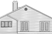 Traditional Style House Plan - 3 Beds 2 Baths 1652 Sq/Ft Plan #3-303 