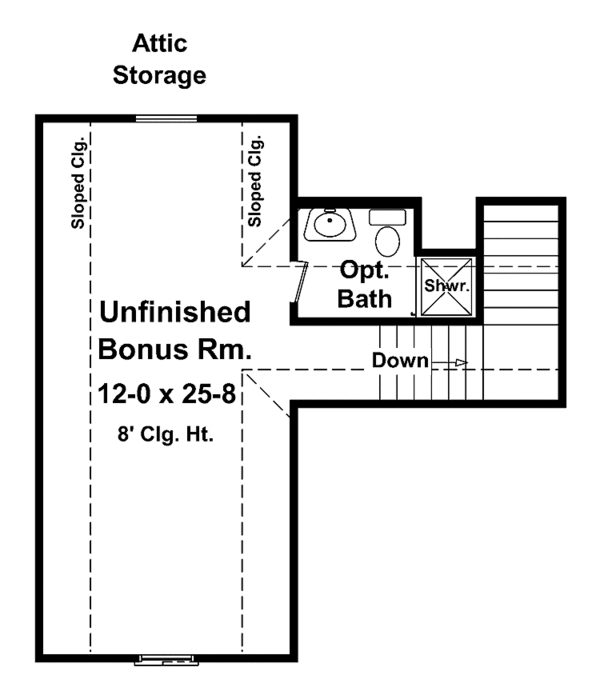 Home Plan - Country Floor Plan - Other Floor Plan #21-424