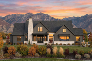 House Blueprint - Exterior - Front Elevation for Cottage House Plan #1096-171 - 4 bed, 3 bath