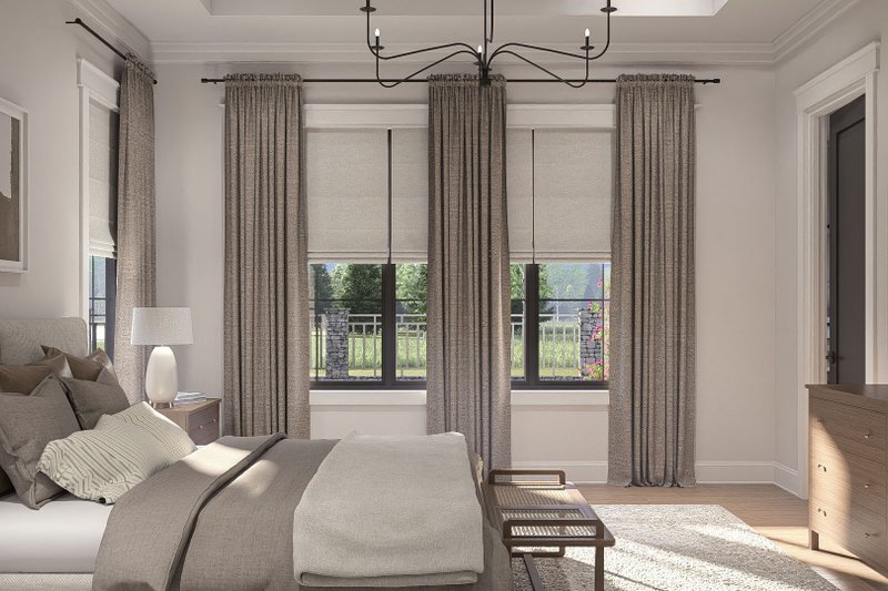 Dream House Plan - Interior - Master Bedroom 1 for Cottage House Plan #455-802 - 4 bed, 3.5 bath