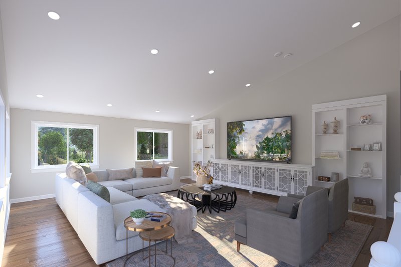 Home Plan - Interior - Family Room for Modern House Plan #1060-502 - 3 bed, 3.5 bath