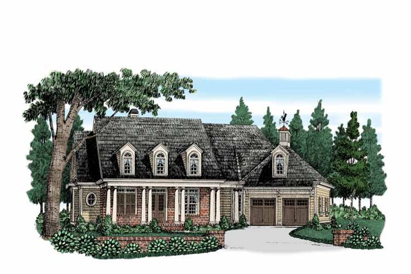 Home Plan - Exterior - Front Elevation 3 for Colonial House Plan #927-525 - 4 bed, 3.5 bath