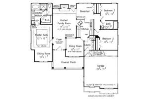Floor Plan - Main Floor for Country House Plan #927-262 - 3 bed, 2 bath