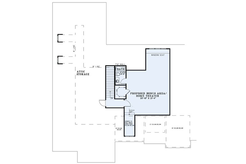 Dream House Plan - Floor Plan - Upper Floor for European House Plan #17-2497 - 4 bed, 4.5 bath