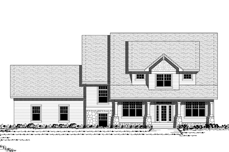 Dream House Plan - Exterior - Front Elevation 3 for Traditional House Plan #51-663 - 3 bed, 2.5 bath