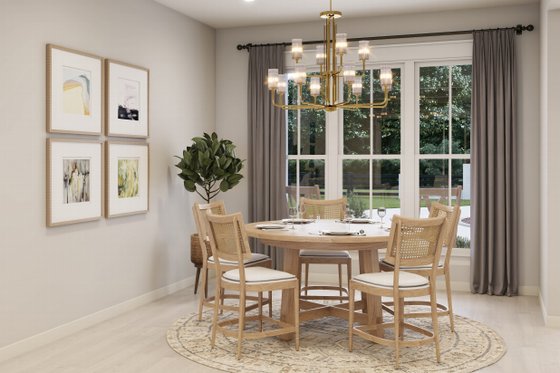 Interior - Dining Room for Farmhouse House Plan #430-399 - 5 bed, 3.5 bath