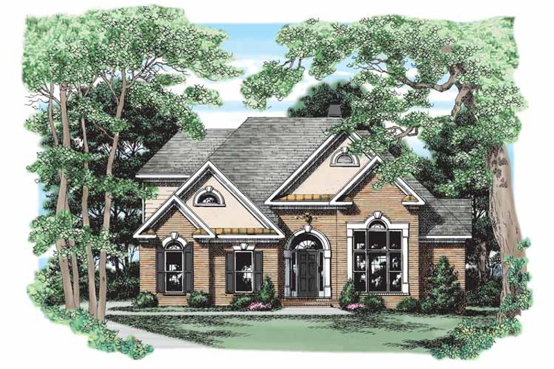 Dream House Plan - Traditional Exterior - Front Elevation Plan #927-244