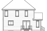 Country Style House Plan - 3 Beds 2 Baths 1621 Sq/Ft Plan #23-2551 