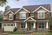 Craftsman Style House Plan - 4 Beds 2.5 Baths 3442 Sq/Ft Plan #132-439 Exterior 