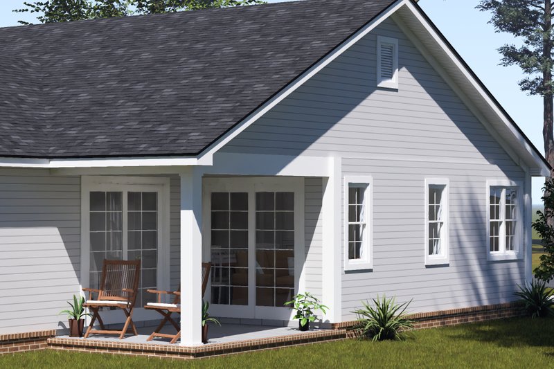 Architectural House Design - Exterior - Other Elevation 2 for Cottage House Plan #513-2445 - 2 bed, 2 bath