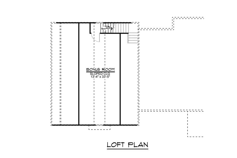 Dream House Plan - Floor Plan - Upper Floor for Craftsman House Plan #1064-30 - 4 bed, 3 bath
