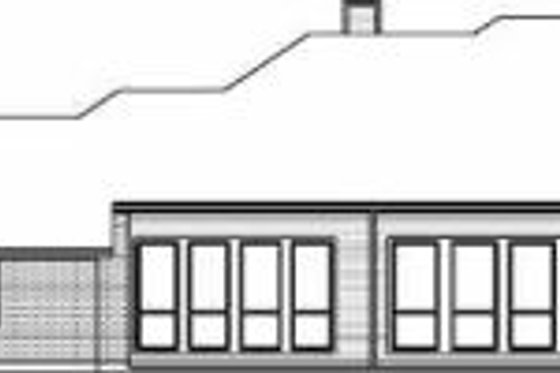 Exterior - Rear Elevation for Traditional House Plan #84-137 - 3 bed, 3 bath