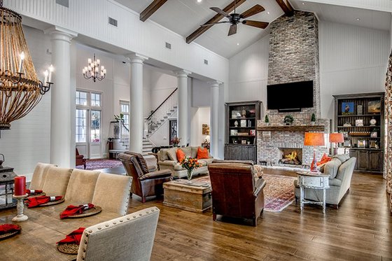 Interior - Family Room 2 for Southern House Plan #930-534 - 4 bed, 5.5 bath