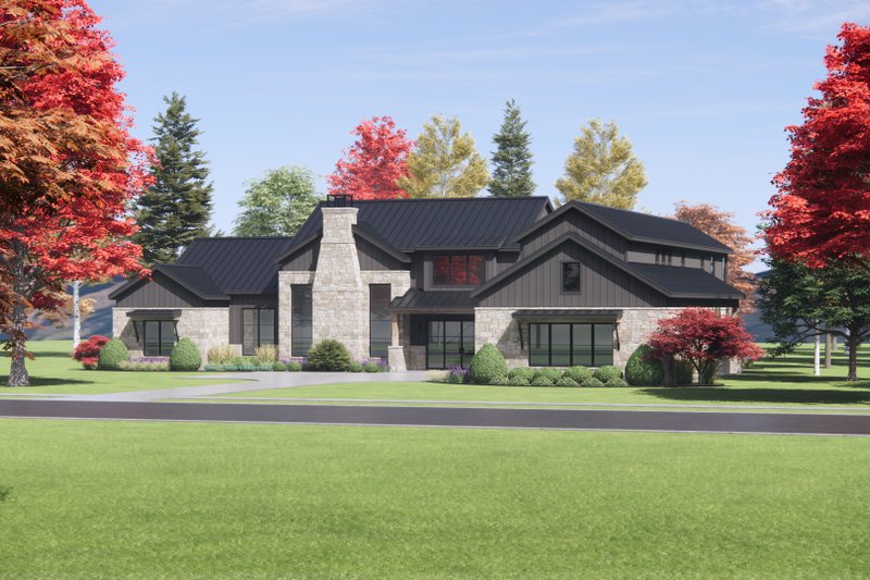 Dream House Plan - Exterior - Front Elevation 5 for Farmhouse House Plan #1096-4 - 4 bed, 4.5 bath