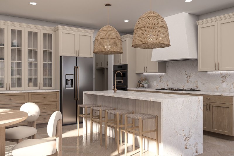 House Blueprint - Interior - Kitchen 1 for Beach House Plan #455-755 - 3 bed, 2.5 bath