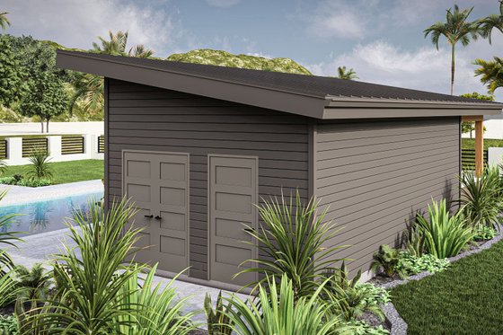 Exterior - Other Elevation for Modern House Plan #455-469, 1 bath