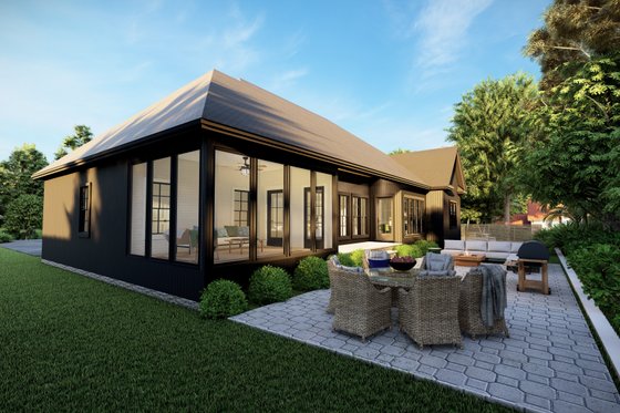 Exterior - Covered Porch 1 for Craftsman House Plan #1094-2 - 3 bed, 3.5 bath