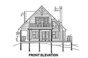 Cabin Style House Plan - 2 Beds 2 Baths 1154 Sq/Ft Plan #118-102 