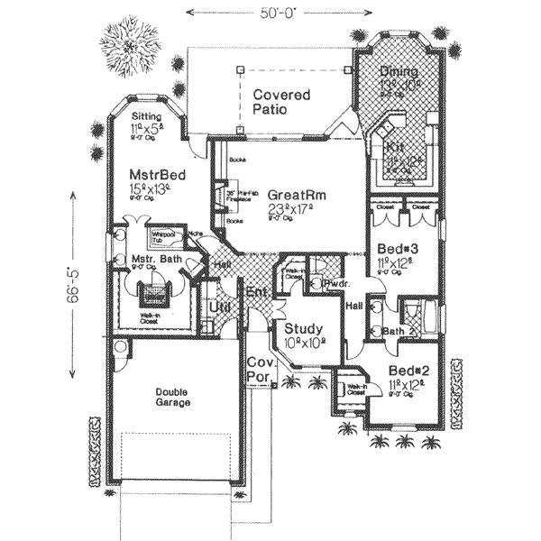Traditional Floor Plan - Main Floor Plan #310-426