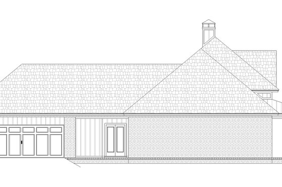 Exterior - Other Elevation for Farmhouse House Plan #45-635 - 3 bed, 2.5 bath