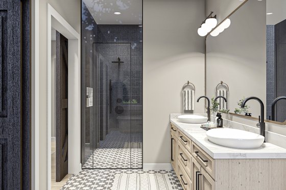 Interior - Bathroom for Farmhouse House Plan #455-305 - 5 bed, 3.5 bath