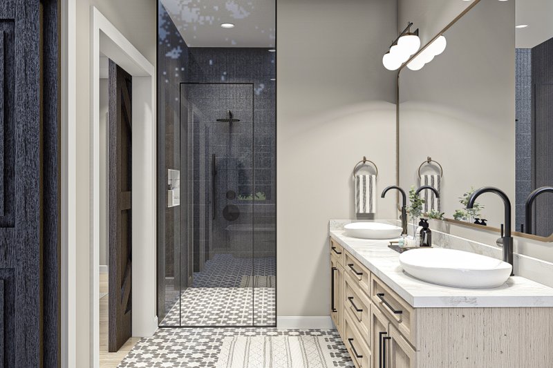 House Plan Design - Interior - Bathroom for Farmhouse House Plan #455-305 - 5 bed, 3.5 bath