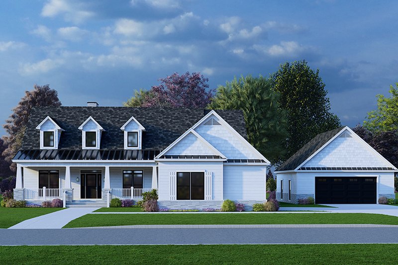 Dream House Plan - Craftsman Exterior - Front Elevation Plan #923-313