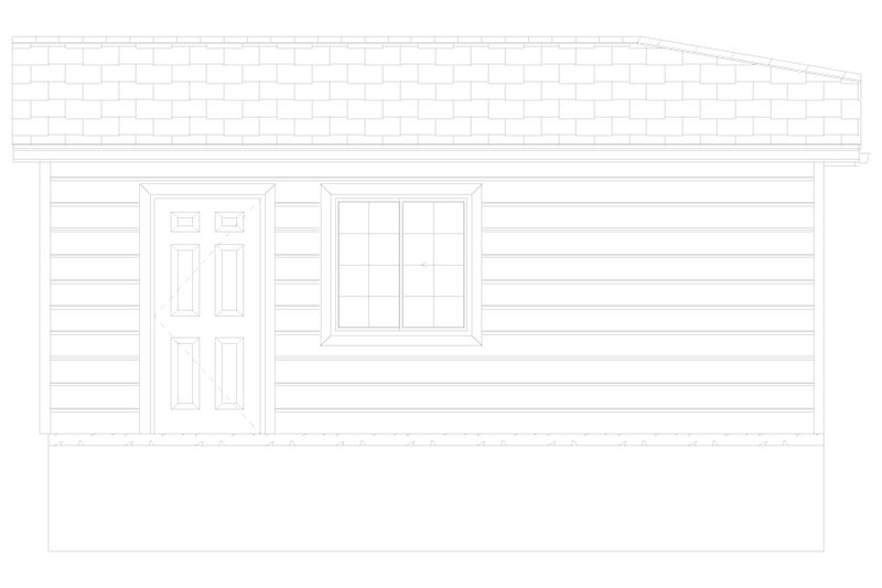 Architectural House Design - Exterior - Other Elevation 2 for Traditional House Plan #1060-93, 0 bath